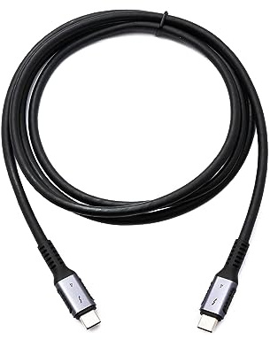 System-S Thunderbolt 4 Kabel 150 cm Typ C Stecker zu Stecker Adapter 40 Gbit/s USB 4.0