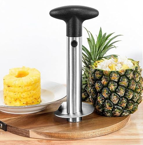 Ananas Entkerner aus Edelstahl - Superschnelles und Einfaches Werkzeug Zum Entfernen von Ananaskernen für die Küche zu Hause