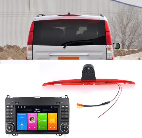 Android Autoradio mit Navi GPS Carplay Canbus + HD Nachtsicht Bremsleuchte Rückfahrkamera Ersatz für Mercedes Benz Vito Mixto W639 109 110 111 113 115 116 119 120 122 123 126 Viano 3.0 3.2 3.5 3.7 2.0