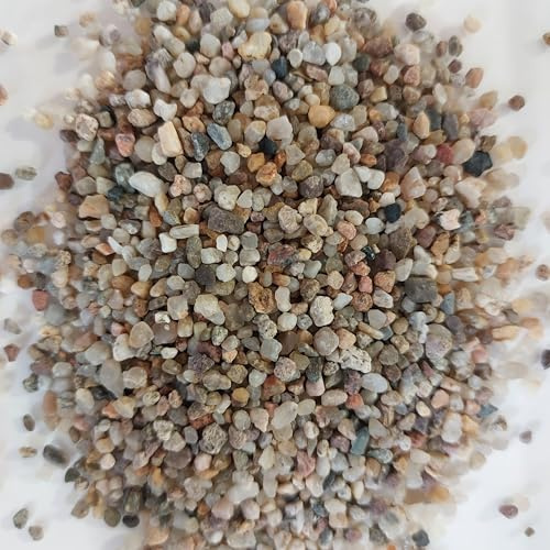 Aquarium-JunKies Aquarienkies, Bodengrund natur rötl., 5 kg Sack (2-4 mm)