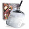 Pizzaschaufel aus Aluminium Maxi 32 x 32 mit klappbarem Griff – Professionelles Bohren für perfektes Backen – bis zu 4 kg – ideal für Hausbackofen, Pizzeria, Bäckerei