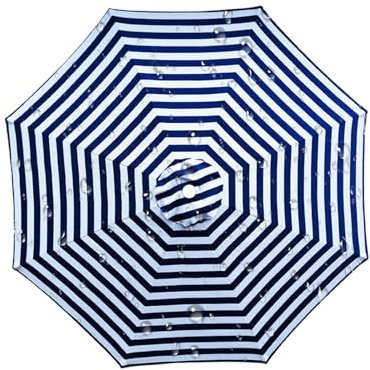 3 m 8 Ribs Replacement Parasol Canopy, Anti-UV, Waterproof, Sun Umbrella Replacement Cloth Patio Garden Canopy Cover Replacement Cantilever Parasol Cover