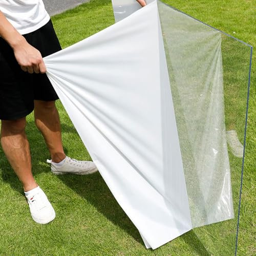 Hggdsac polycarbonate sheets,plastic roofing sheets,PC Endurance Board, Waterproof UV-Protected Shatterproof Board,for Greenhouse Shed,Roofing Covers,Outdoor Awning,Glass Replacement (0.6×2m)