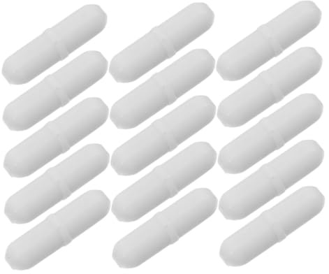 Baluue 25 pezzi Bastoncini Magnetici per Agitazione Liquidi in Ptfe Barre Cilindriche Resistenti per Miscelazione Precisa in Laboratorio e Ricerca Scientifica Riutilizzabile