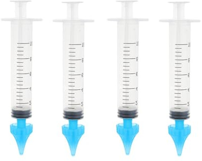 Beaupretty Ohrenschmalzreinigungsspritzen für Sanfte Ohrenreinigung aus Kunststoff 4 Stück und Leichtes Entfernen von Ohrenschmalz 10ml Zuhause