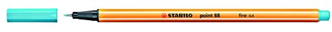 Fineliner - STABILO point 88 - 3er Pack - Azurblau