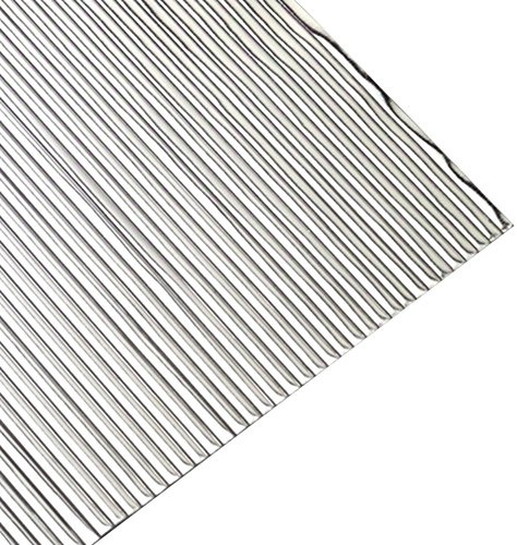 efco und flach Wachs Streifen, Silber Brilliant, 200 x 2 mm, 10-TLG.