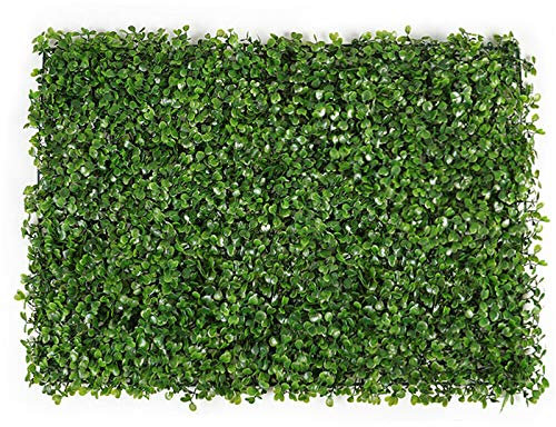 2/6/12 Planta Artificial Mat Greenery Pared Seto Hierba Valla Follaje Panel Decoración (1 Pieza)