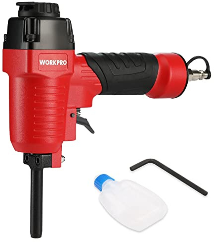 WORKPRO Pneumatic Nail Remover, Professional Heavy Duty Punch Nailer/Nail Puller/Nail Remover for Wood Workpieces, 60-100 PSI Denailer Removes 9-16 Gauge Nails