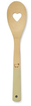 Cooksmart British Designed Bamboo Wooden Spoon | Wooden Cooking Spoons Made from Bamboo | Lovely Designed Spoons for Everyday Cooking - Highland Sheep