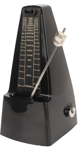 Mechanisches Metronom, Klarer H?rbarer Klang, Traditionelles Modernes Design, Verbessert das Rhythmusgefühl für Klavier, Violine, Gitarre, Schlagzeug