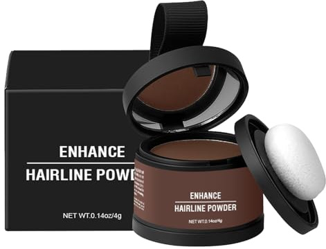 Ansatzpuder - Haaransatz Ausbessern & Haarausfall Abdecken, Sofortige Grauabdeckung Fleckenfreier Haarpuder Männer Frauen, Haarfasern Soforteffekt Concealer Zur Haarverdichtung