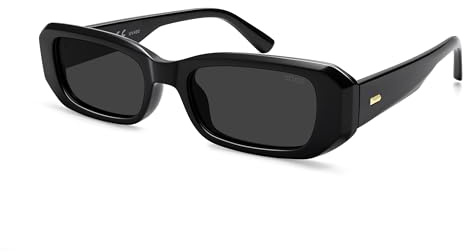 SOJOS Retro Rechteckig Polarisiert Sonnenbrille SJ2619 | UV400-schutz, leichter rahmen, langlebig, für damen/herren