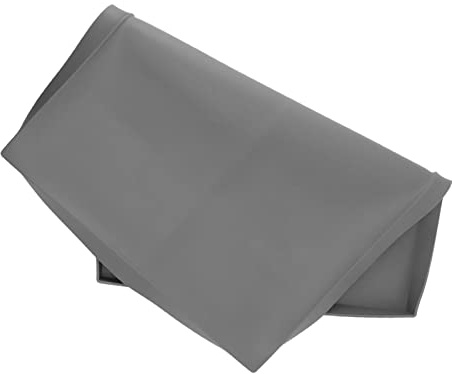 Cryfokt Grillmatte aus Silikon, Robuste Grillabdeckung, Schützt Ihre Grillmatte für Alle Jahreszeiten (22 Zoll Grau)
