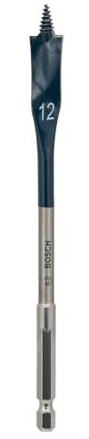 Bosch Professional 1x Mèche plate Self Cut Speed (Bois, avec queue six pans 1/4 Ø 12 mm Longueur 400 mm, Accessoire Perceuse à percussion)