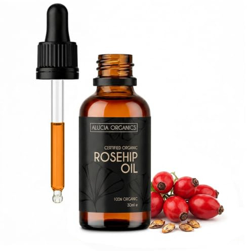 Alucia Organics Olio di Rosa Canina (Rosehip Oil) Certificato Organico CO2 (30ml)