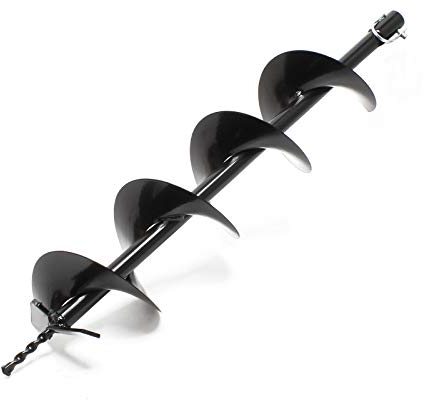 Wiltec Punta elicoidale per trivella in ghisa 150mm coclea di ricambio per mototrivella