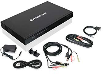 IOGEAR 8-Port USB HDMI KVM Switch - OSD - Cascade - w/USB KVM Cables Set (TAA) GCS1808H