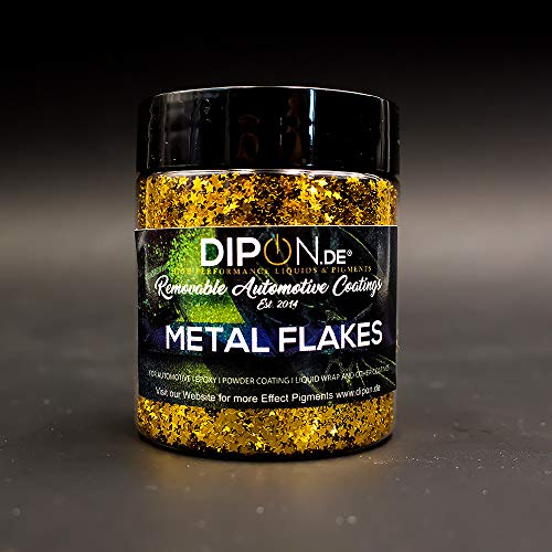 Effektpigment 3D Gold Star Flake Glitter Polyester EFfekt Farbpigment für Epoxidharz Resin Epoxy Autolack Aquarell Seife Kunst Geode