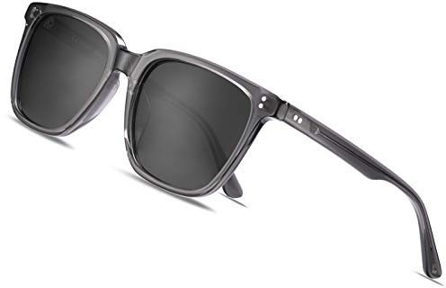 CARFIA Retro Polarisierte Herren Sonnenbrille, 100% UV-Schutz Sportliche Fahrenbrille