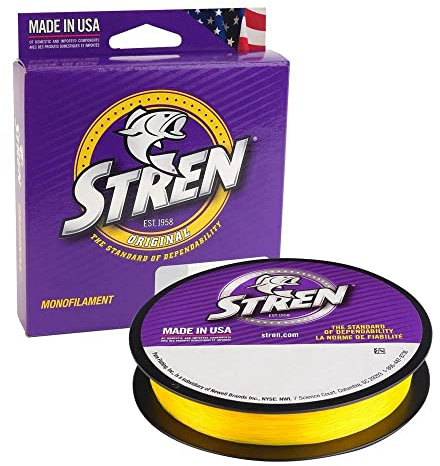 Stren Original®, Hi-Vis Gold, 6lb | 2.7kg Monofilament Fishing Line, Suitable for Freshwater Environments