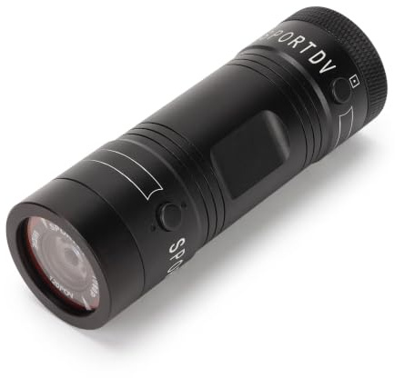 Zunate Caméra de Casque de Moto 1080P avec Micro, Caméra de Vélo de Moto avec Caméra d'action Sportive étanche Grand Angle de 120 Degrés pour VTT, Vélo, Moto