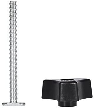Artillery T Nuten Klemmen,M8 T Nut Schiene Splint Aluminiumlegierung,T-Nut Schnellspannklemme Set Niederhalter Holzbearbeitungs Werkzeuge für Holzbearbeitung von Schienen