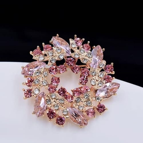 VITAU Cristal Strass Fleur Broches Broches Femmes vêtements écharpe Boucle vêtement Accessoires Bijoux Cadeaux