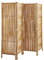 Box & Beyond Biombo Plegable Interior - 160 x 180 cm - Separador de ambientes de bambú Natural - Biombo Plegable de 4 Paneles - Habitación, Salón biombo - Mampara extraíble