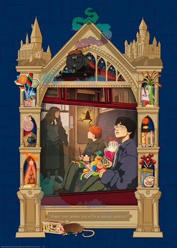 Ravensburger Puzzle Harry Potter auf dem Weg nach Hogwarts - 1000 Teile | 1000 Teile Harry Potter Puzzle, Erwachsenenpuzzle, Geschenk für Frauen und Männer