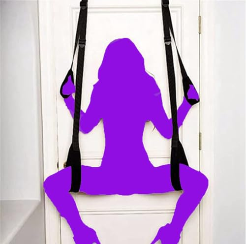 Door Swing with Love Seat Sex Swivel Swing for Door Sex Slingshot Swing for Adults BDSM Sex Toys Furniture for Adult Couples Bedroom Sex Tools Hanging on Door Swing for Adult Yoga Swing Sweatshirt