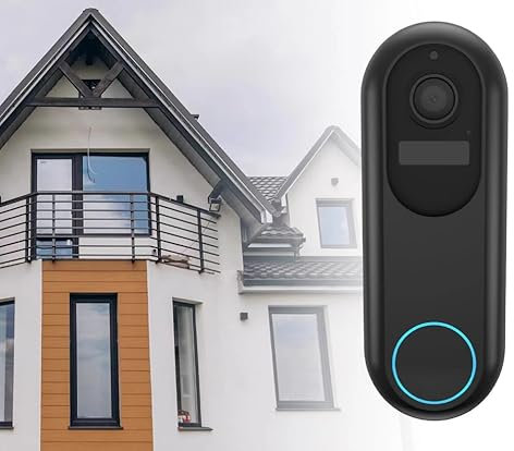 Ring Doorbell Wireless 2024 Newest Smart Vedio Dollbell Security Camera with 1080p HD Video 5g Band Intercom Wifi Night Vision, Real-Time Alerts, Smart Home Protection