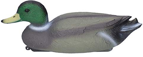 Gsycle Schwimmender Enten-Köder, realistischer Plastik-Enten-Jagd-Köder, Garten-Dekoration, realistische Stockenten-Ente im Freien für Teich, Hof, See-Dekoration