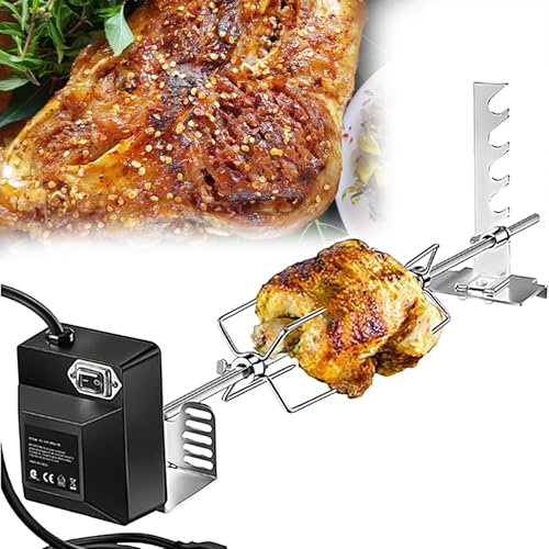 Kit Girarrosto Universale Per Barbecue Resistente, Griglia Portatile Per Spiedini, Barbecue Da Campeggio All'Aperto, Utensili Da Cucina Regolabili, Set Per Arrostire