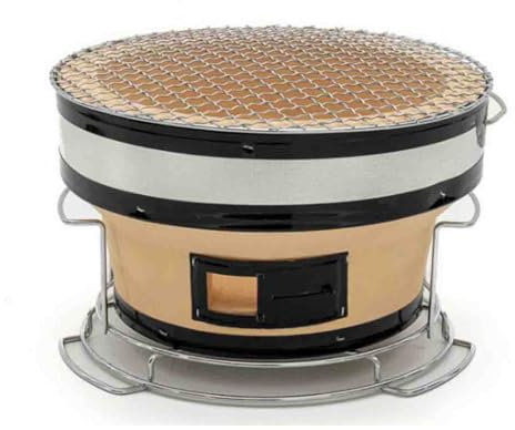 Japanese Clay Charcoal Grill, Portable Outdoor BBQ Oven for Authentic Korean Cuisine