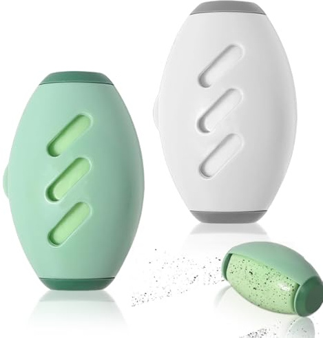 2 Stück Waschbarer Tragbarer Aufkleber Gel Ball – Fusselrolle Wiederverwendbar Abwaschbar für Kleidung & Reise – Reusable Lint Roller & Washable Sticky Roller Tierhaarentferner