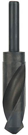 Juego de brocas helicoidales de acero de alta velocidad, herramienta de perforación profesional anticorrosión duradera para metal, madera, plástico, tamaños de 24,5 mm, 26 mm, 27 (27mm)