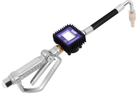 Elektronische Ölmesspistole, Pneumatisch Zapfpistole mit Drehgelenk, Öltransferpumpe mit Digitalem Zählwerk und FüLlung Meter Spender 5-Digit Lcd Zum Füllen von Kerosin Benzin