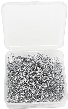 Topiky 100 St Metall-pappersklämmor Söt Musiknotform för Att Organisera Dokument och Anteckningsböcker - Silver Iron Clip Set