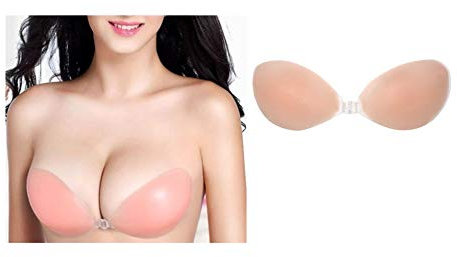 Strapless STICK ON Bra chicken fillet Cup A B C D (B)