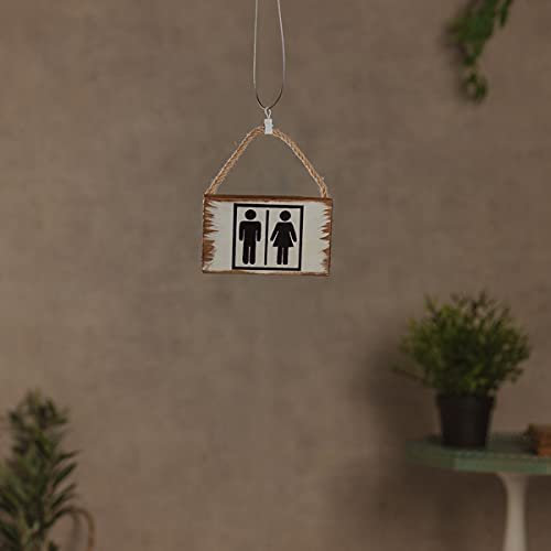 Cartel de Madera baño WC, con Frases, Personalizados, Vintage, Rustico, artesanales, Hechos a Mano. Señal Puerta WC, Toilet