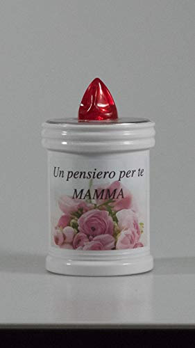Lumino elettrico un pensiero per te mamma (bianco)