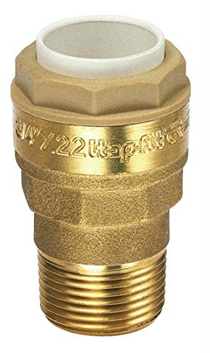 ITAP-FIT -IT615B012012- Messing-Steckverbinder gerade für Cu-Rohr Ø 12 mm x 1/2 AG - DVGW