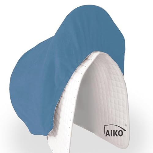 AIKO Sattelschoner atmungsaktiv und waschbar, Gute Passform, stahlblau
