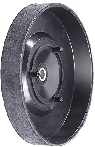 Original Einhell Lederabziehscheibe (Nassschleifer-Zubehör, passend für Einhell Nass-Schleifer TC-WG 200, Ø 180 mm x 30 mm, Aufnahme Ø 12,7 mm, bis max. 110 min-1)