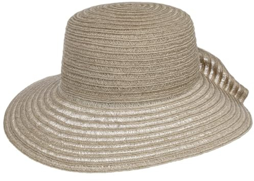 Mayser Cilina Hut Flapper mit Schleife Made in EU Damen Frühling Sommer beige One Size