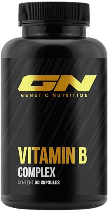 GN Laboratories Vitamin B-Komplex – Hochdosiert mit B3, B5, B6, B12 – 60 Kapseln – Vegan & Laborgeprüft – Made in Germany