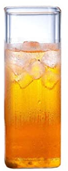 esmen Bicchieri di Vino Bicchiere Quadrato Semplice in Vetro Bicchiere da Vino Bicchiere da Birra Bicchiere da caffè Bicchieri Trasparenti di Grande capacità Bicchieri da Ristorante Tazza di Vetro