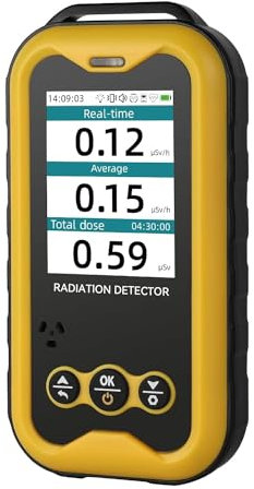 Geiger Counter Radiation Detector Nuclear Radiation Meter with PC Software Beta Gamma X-ray Rechargeable Radiation Meter Radioactive Monitor Tester