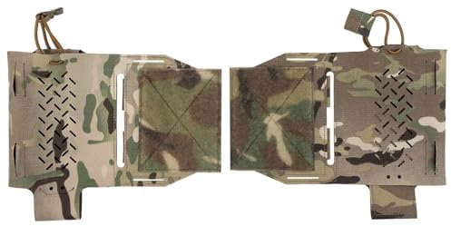 Peminkoo MK2 Taktische Brusttasche, Seitentasche für Spritus-System, Airsoft-Jagdweste, Erweiterungszubehör, Radio-Walkie-Talkie-Halterung (CP)